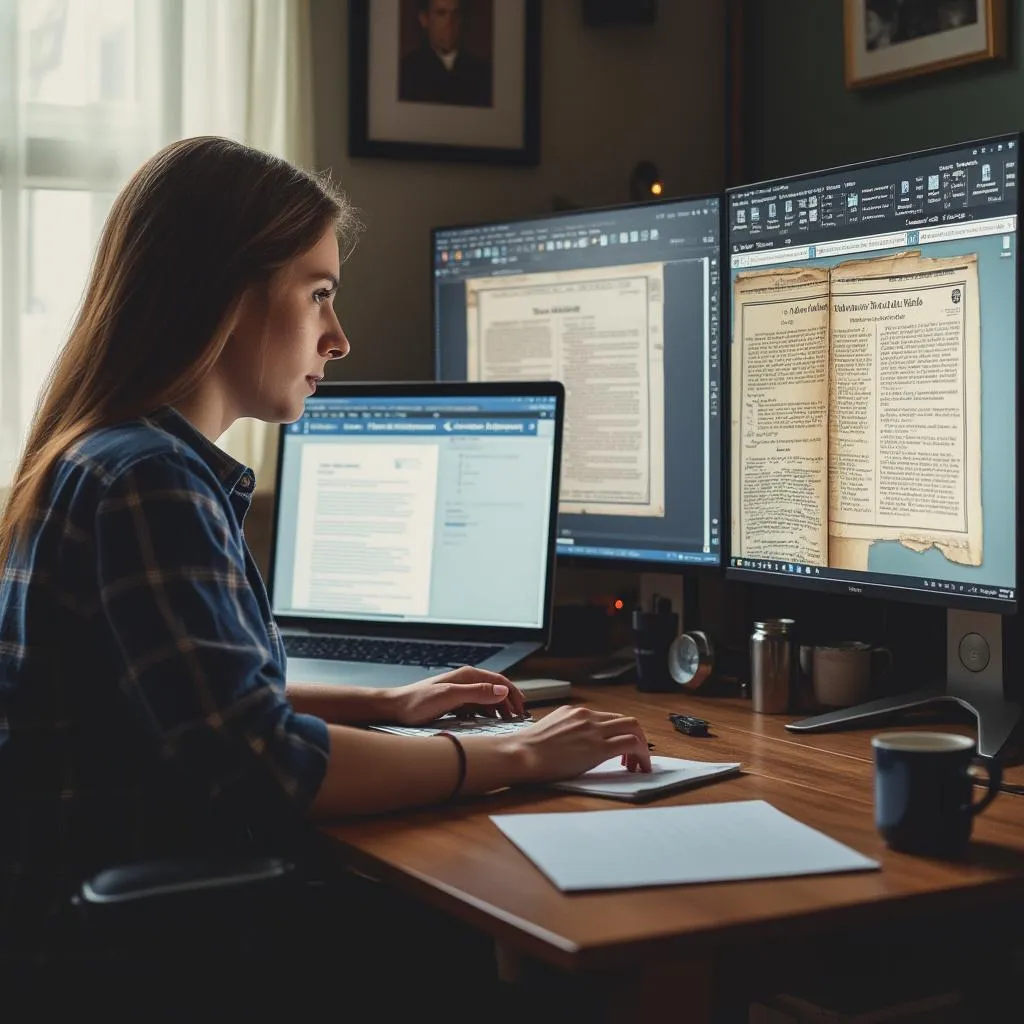 Digitální archivář pracující vzdáleně